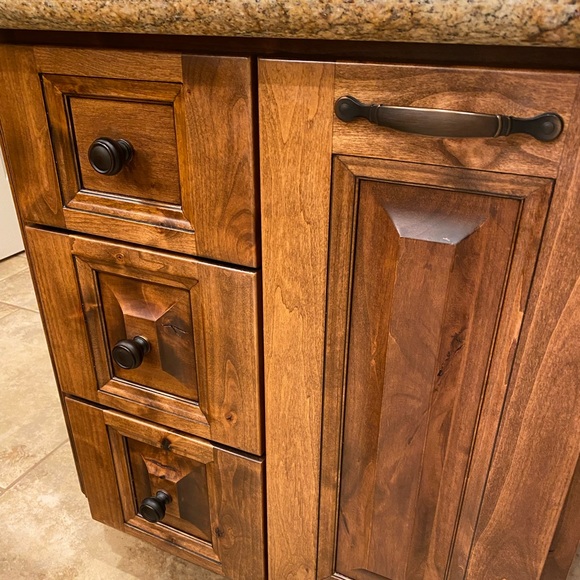 Set of 17 3” center oil rubbed bronze cabinet hardware pulls handles - Picture 7 of 7